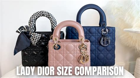 lady d-joy dior|lady dior size comparison.